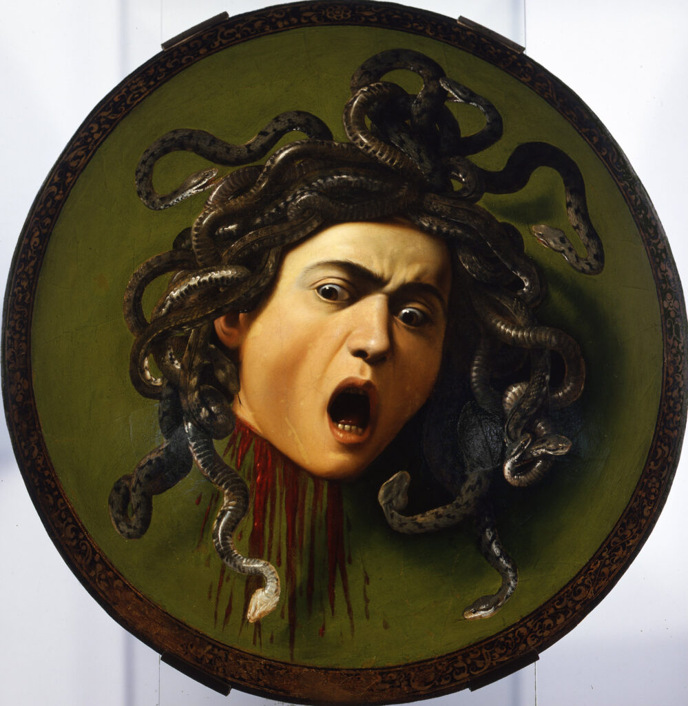 See the head of Medusa at the Uffizi Gallery