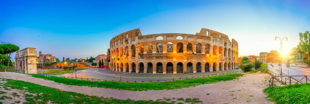 The Colosseum in Rome, Italy