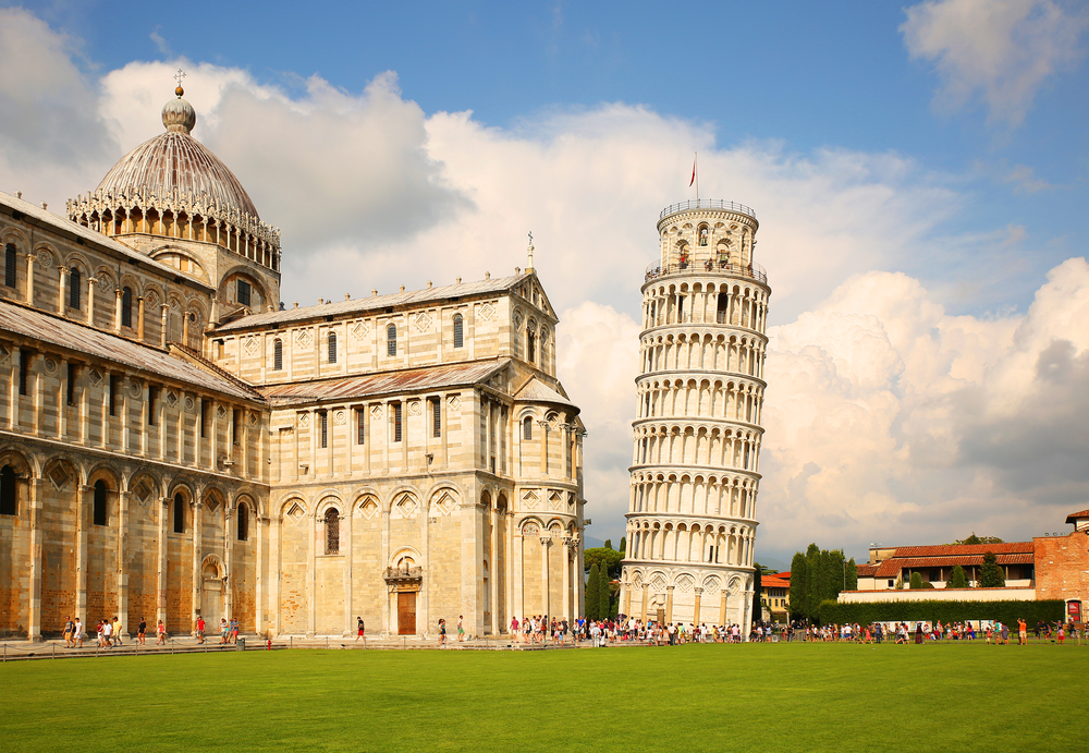 Leaning Tower of Pisa in Italy